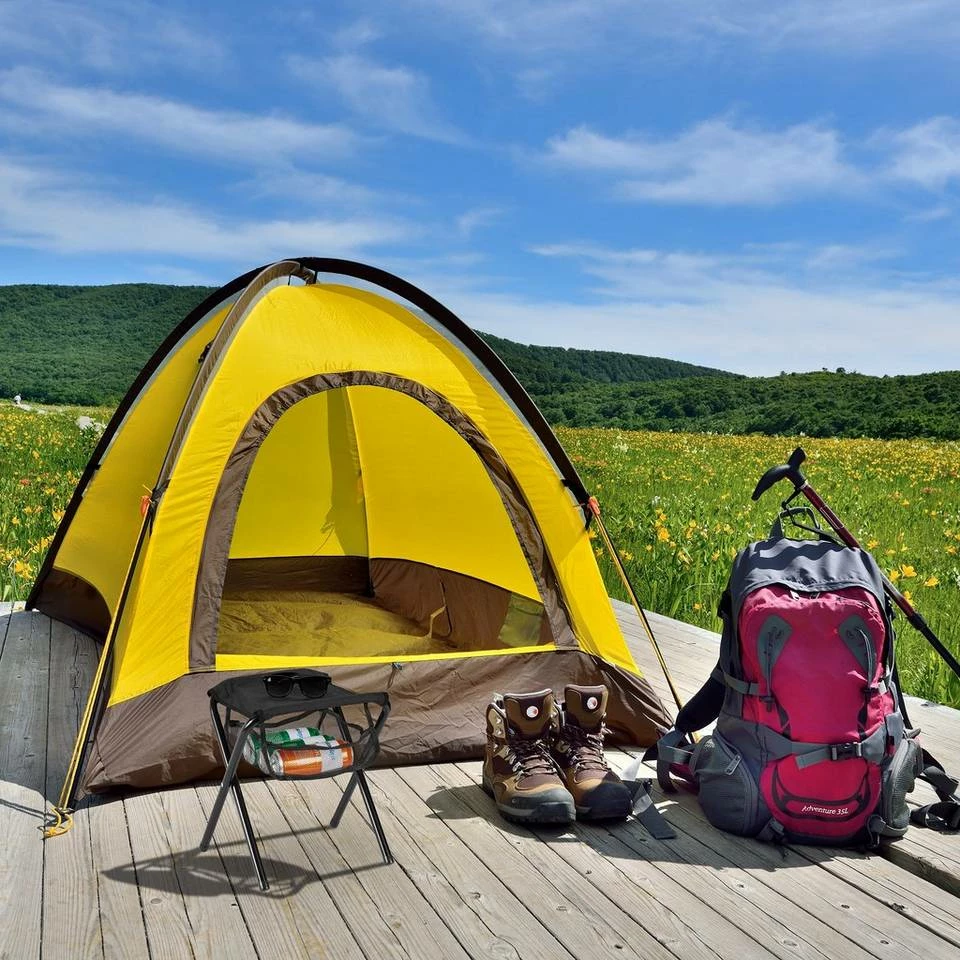 relaxdays Campinghocker »Schwarzer Klapphocker bis 120 kg« 2 relaxdays Campinghocker »Schwarzer Klapphocker bis 120 kg« – Bild 2