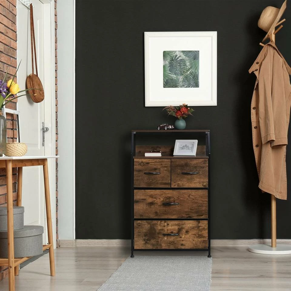 relaxdays Kommode »Kommode mit 4 Schubladen« 6 relaxdays Kommode »Kommode mit 4 Schubladen« – Bild 6