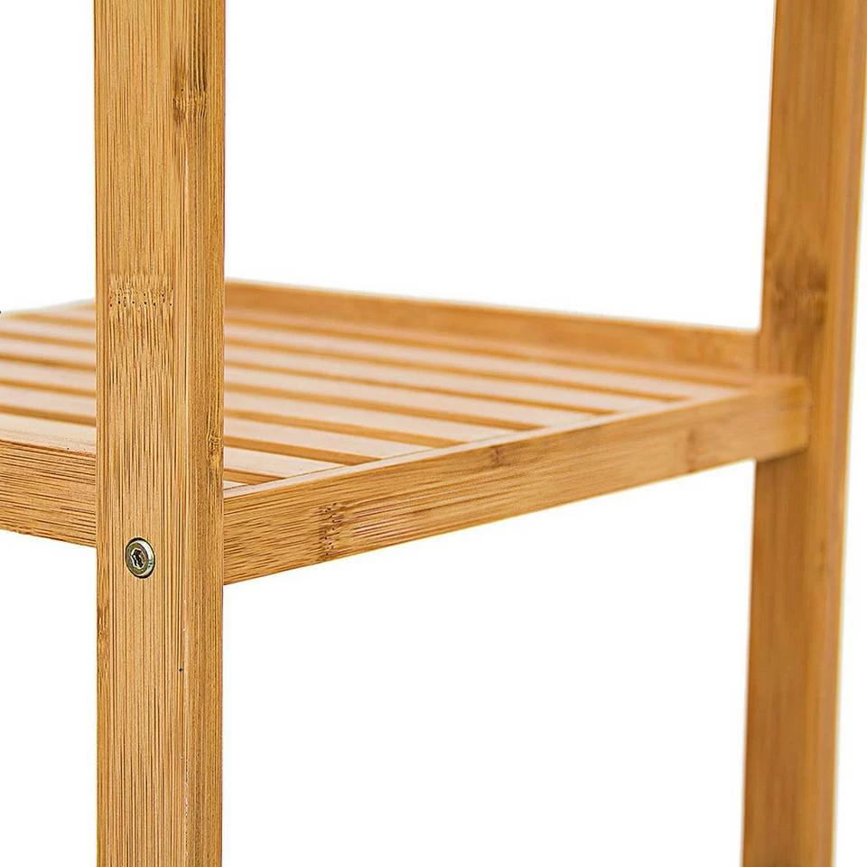 relaxdays Badregal »Badregal Bambus mit 4 Ablagen« 7 relaxdays Badregal »Badregal Bambus mit 4 Ablagen« – Bild 7