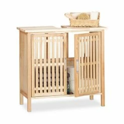 relaxdays Waschbeckenunterschrank »Waschbeckenunterschrank stehend«