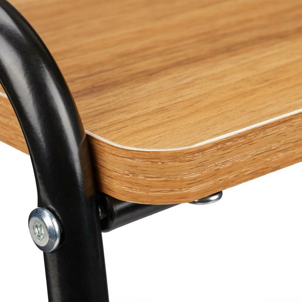 relaxdays Beistelltisch »Beistelltisch Holzoptik & Metall« 6 relaxdays Beistelltisch »Beistelltisch Holzoptik & Metall« – Bild 6