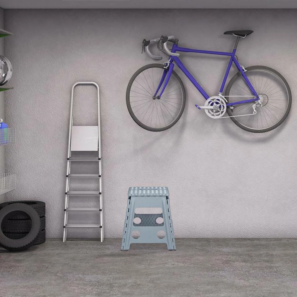 relaxdays Tritthocker »10 x Klapphocker faltbar XL hellgrau« 5 relaxdays Tritthocker »10 x Klapphocker faltbar XL hellgrau« – Bild 5