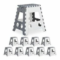 relaxdays Tritthocker »10 x Tritthocker klappbar XL«