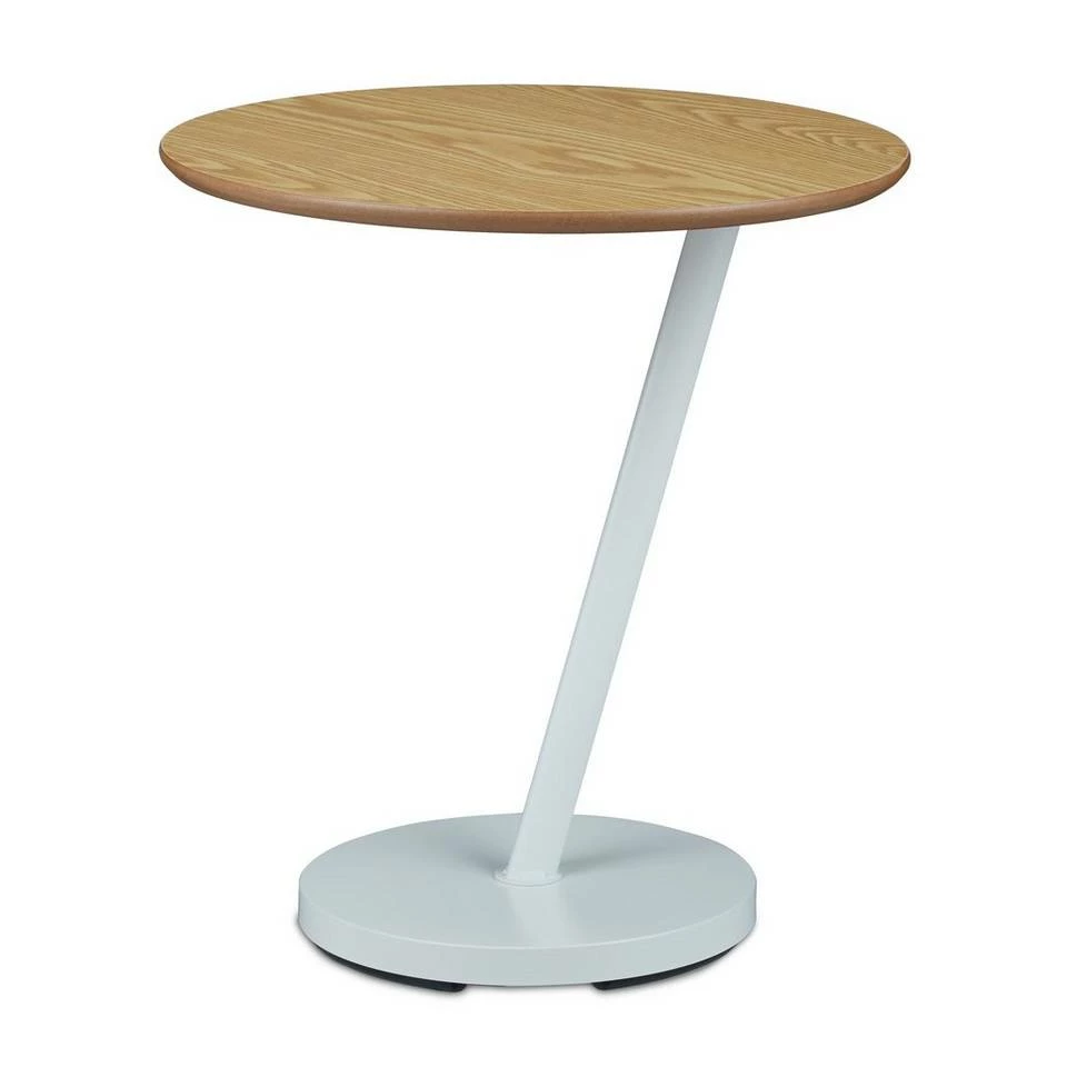 relaxdays Beistelltisch »Weißer Beistelltisch rund« 9 relaxdays Beistelltisch »Weißer Beistelltisch rund« – Bild 9