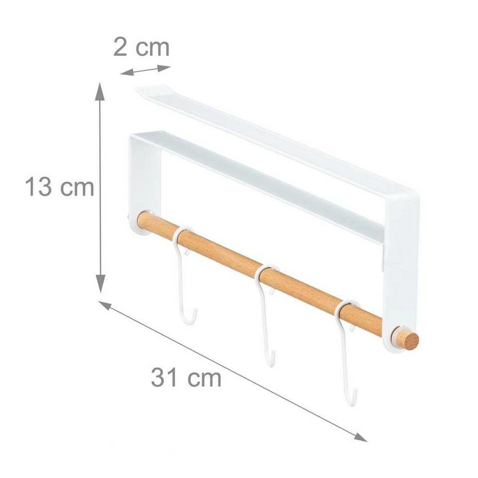 Kleiderhaken »3 x Schrankeinsatz Kleiderschrank«, relaxdays 4 Kleiderhaken »3 x Schrankeinsatz Kleiderschrank«, relaxdays – Bild 4