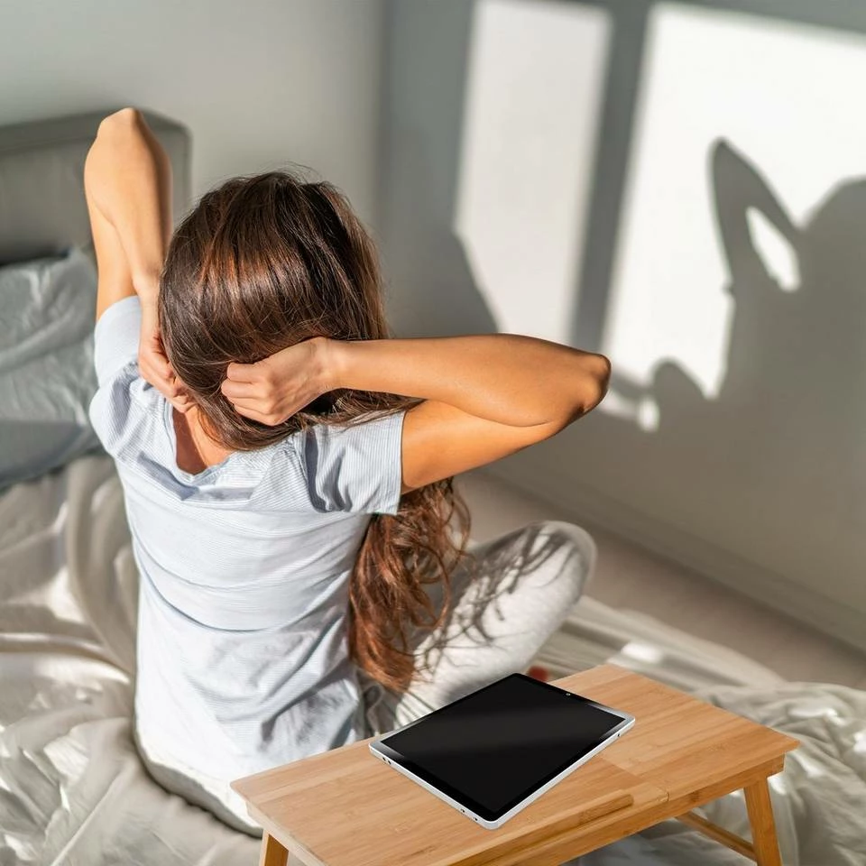 relaxdays Tabletttisch »Bambus Betttablett mit Leseklappe« 3 relaxdays Tabletttisch »Bambus Betttablett mit Leseklappe« – Bild 3