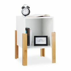 relaxdays Nachttisch »Nachttisch weiß«