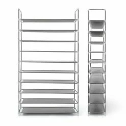 relaxdays Schuhregal »2 x Schuhregal für 50 Paar Schuhe grau« -Deutschland Möbel Verkäufe 2024 997544eb 3368 557d 922f 1adf54baa9ba