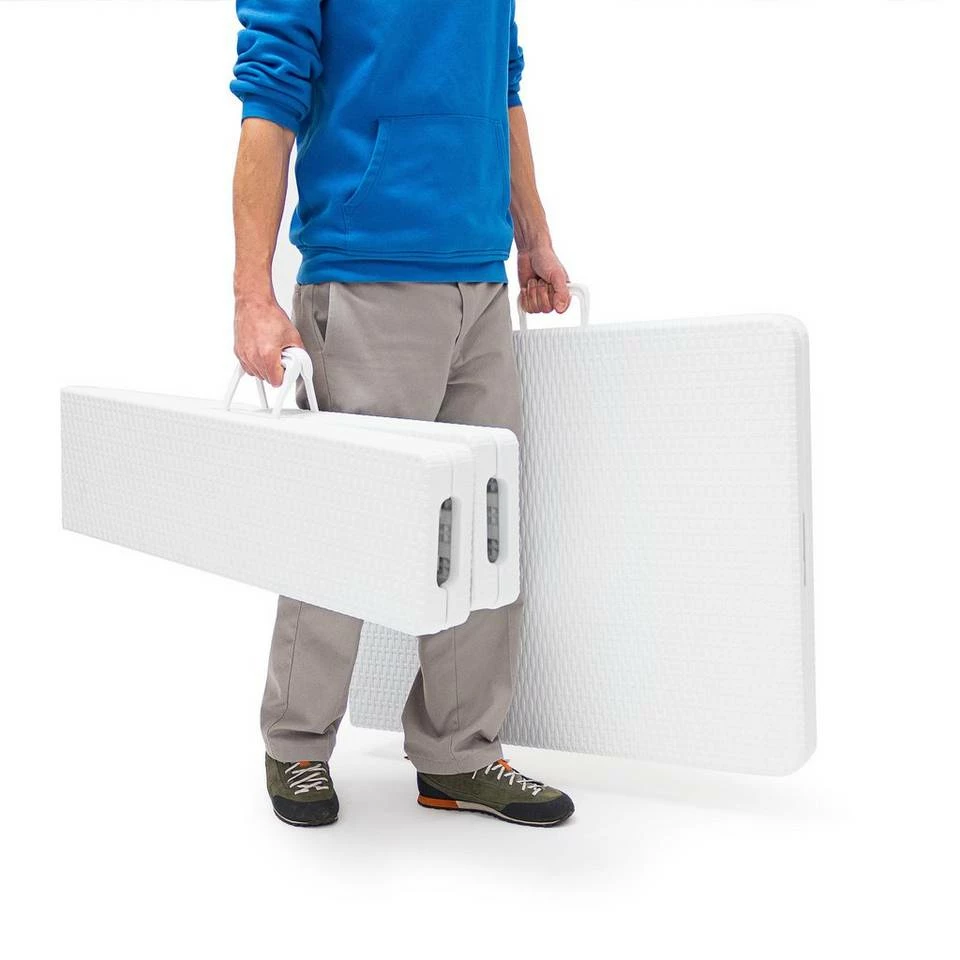 relaxdays Bierzeltgarnitur »Bierzeltgarnitur klappbar BASTIAN«, Weiß Dunkelbraun, Schwarz, Weiß 2 relaxdays Bierzeltgarnitur »Bierzeltgarnitur klappbar BASTIAN«, Weiß Dunkelbraun, Schwarz, Weiß – Bild 2