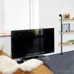 relaxdays Wandregal »Wandregal Industrie Look 4 Ablagen« -Deutschland Möbel Verkäufe 2024 9a695e70 c1f0 50b5 b303 e591e40003c5