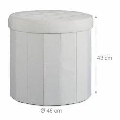 relaxdays Sitzhocker »Sitzhocker mit Stauraum Größe L rund«, Creme Anthrazit 12 relaxdays Sitzhocker »Sitzhocker mit Stauraum Größe L rund«, Creme Anthrazit -Deutschland Möbel Verkäufe 2024 9a7cecd9 2c0b 5fec 8d23 caf6c2164385