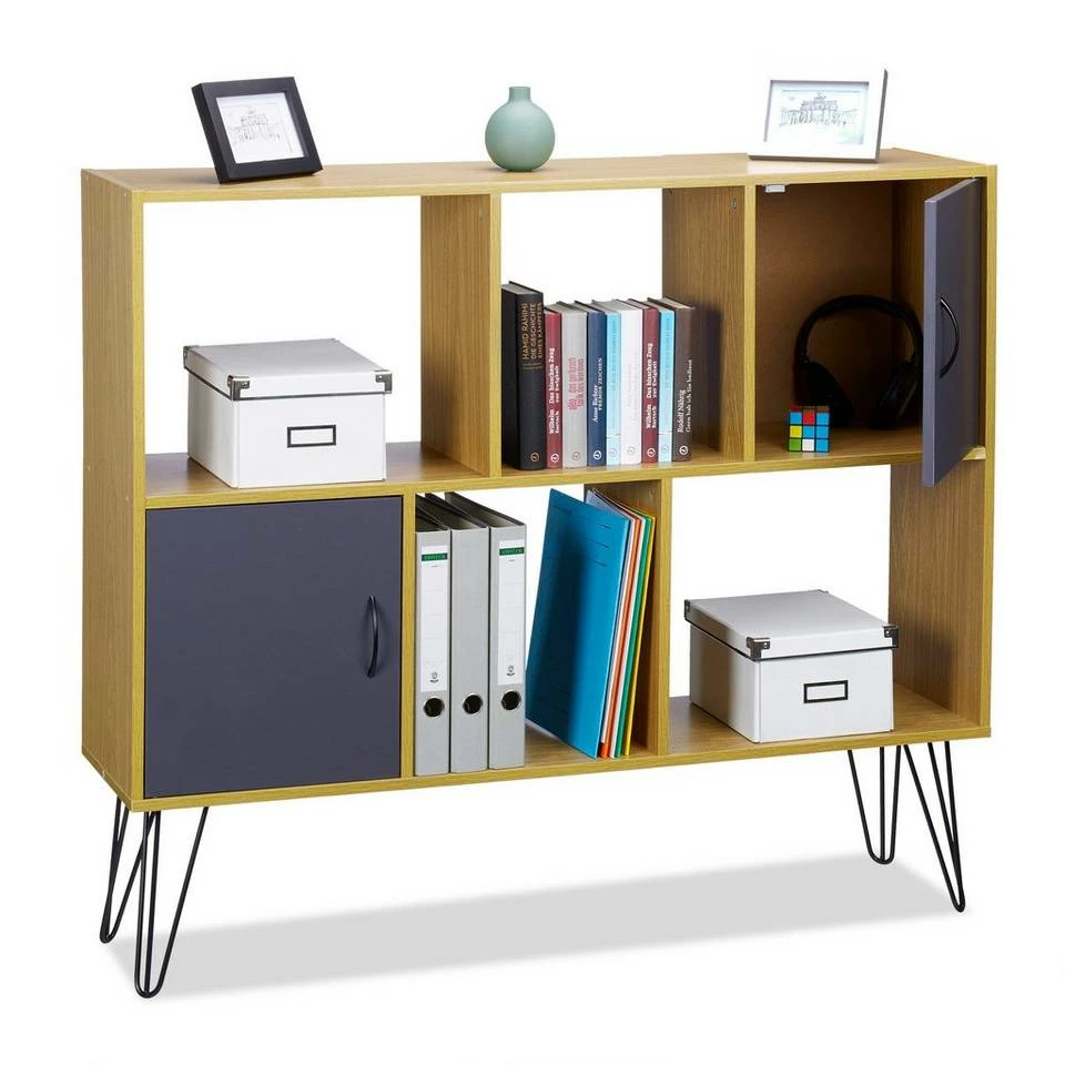 relaxdays Standregal »Regal Vintage 6 Fächer« 1 relaxdays Standregal »Regal Vintage 6 Fächer«