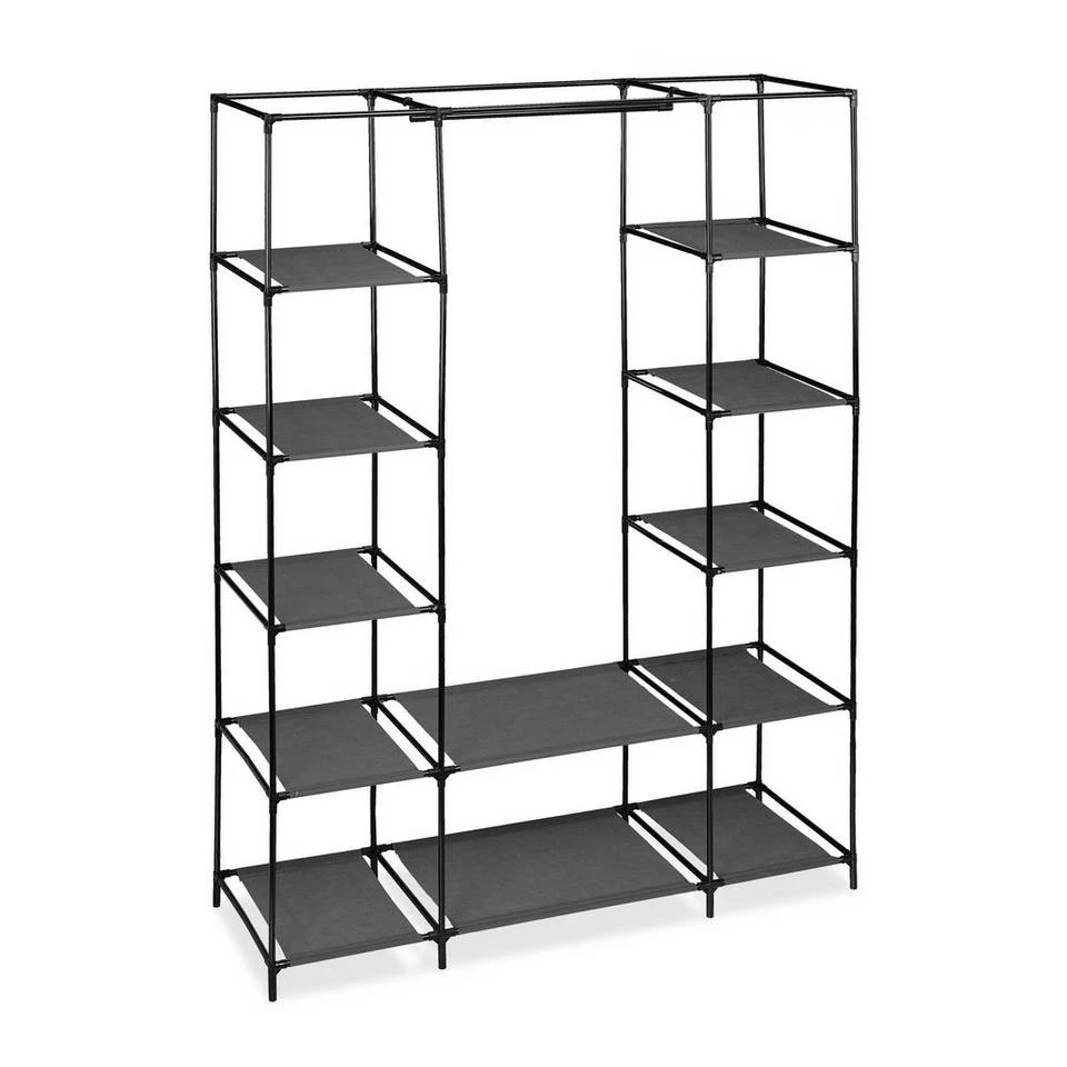 relaxdays Stoffschrank »XXL Stoffschrank« Anthrazit 7 relaxdays Stoffschrank »XXL Stoffschrank« Anthrazit – Bild 7