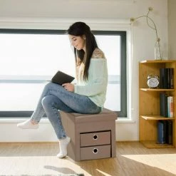 relaxdays Sitzhocker »Sitzhocker mit Stauraum Taupe«, faltbar -Deutschland Möbel Verkäufe 2024 9b20b972 756a 56f2 95b5 0a57b3bae7a1