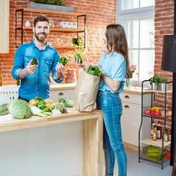 relaxdays Küchenregal »Küchenregal mit 4 Ablagen«, Schwarz Schwarz Hellbraun, Wei&szlig; Hellbraun -Deutschland Möbel Verkäufe 2024 9b48ad6b a20b 5f99 86c1 4af9ca7c1e31