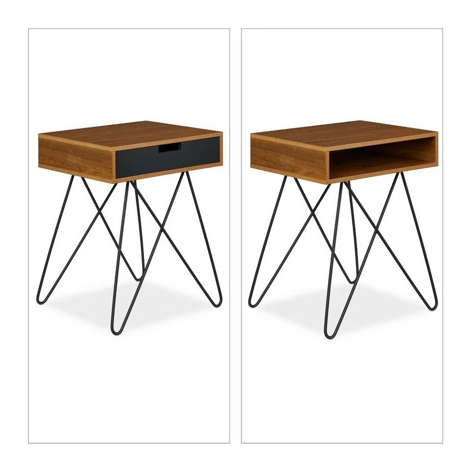 relaxdays Beistelltisch »Beistelltisch mit Schublade« 6 relaxdays Beistelltisch »Beistelltisch mit Schublade« – Bild 6