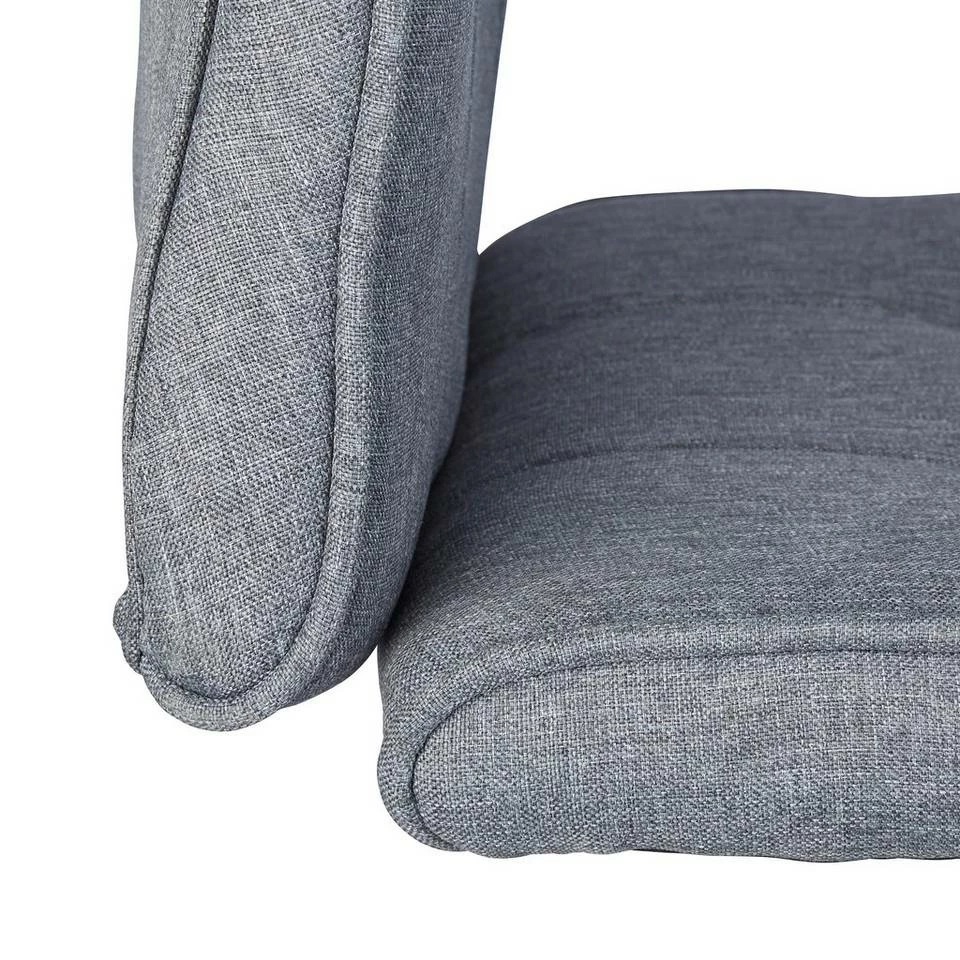 relaxdays Drehstuhl »Bürostuhl Drehstuhl«, Grau Grau Silber Schwarz, Schwarz Silber, Weiß Silber Schwarz 7 relaxdays Drehstuhl »Bürostuhl Drehstuhl«, Grau Grau Silber Schwarz, Schwarz Silber, Weiß Silber Schwarz – Bild 7