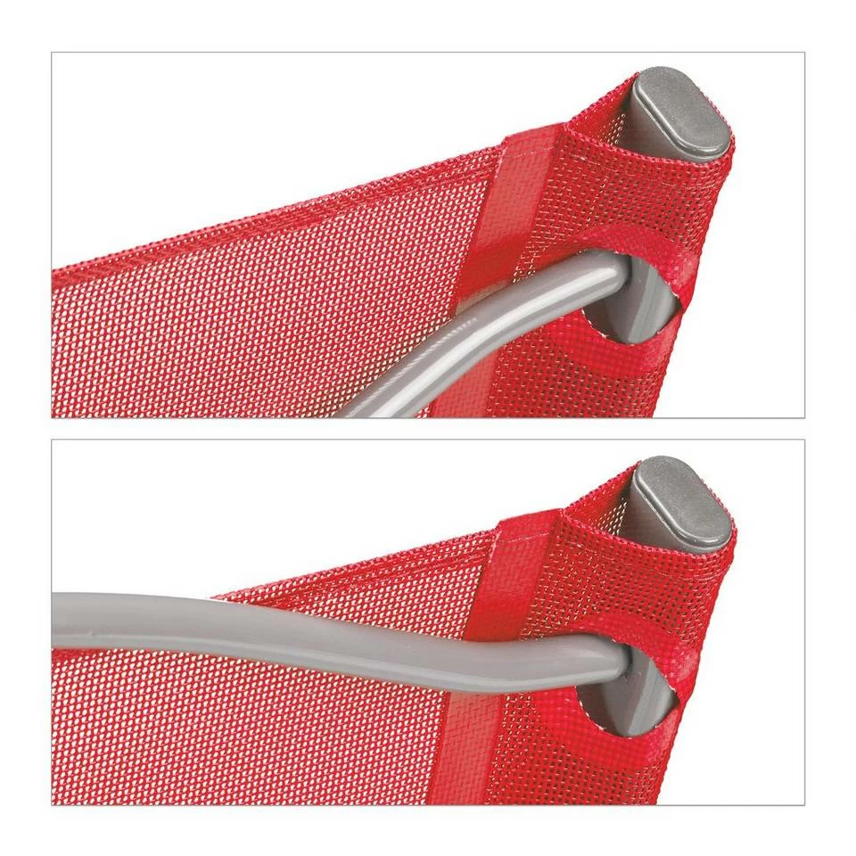 relaxdays Klappstuhl »Klappbarer Gartenstuhl 2er Set rot« 7 relaxdays Klappstuhl »Klappbarer Gartenstuhl 2er Set rot« – Bild 7