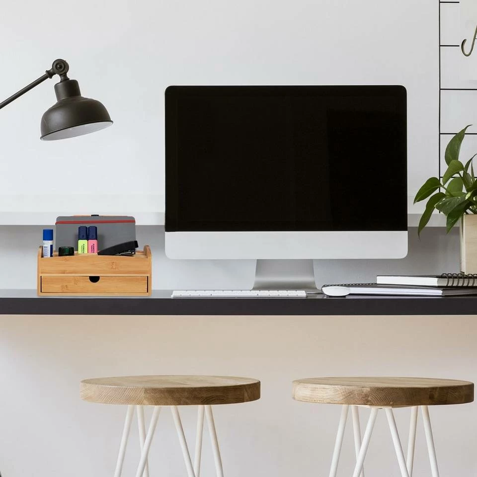 relaxdays Schreibtischaufsatz »Schreibtisch Organizer mit Schublade« 2 relaxdays Schreibtischaufsatz »Schreibtisch Organizer mit Schublade« – Bild 2