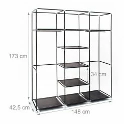 relaxdays Stoffschrank »3 x Stoffkleiderschrank 9 Böden schwarz« -Deutschland Möbel Verkäufe 2024 9c6b3e1a e3a0 5041 90ee 69002b1552db