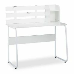 relaxdays Schreibtisch »Schreibtisch mit Rückwand und Ablage«, Weiß / Weiß Braun Schwarz, Schwarz, Wei&szlig; -Deutschland Möbel Verkäufe 2024 9cd1bbf4 9e41 5176 be8f f44f2ff6e975