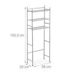 relaxdays Badregal »Verchromtes Waschmaschinenregal« -Deutschland Möbel Verkäufe 2024 9d490844 b99a 5da2 909b a05197e962c0