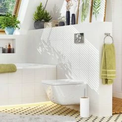 relaxdays Badezimmer-Set »WC Bürstenhalter Keramik«, Weiß Wei&szlig; Hellbraun Silber, Schwarz Hellbraun Silber -Deutschland Möbel Verkäufe 2024 9d722619 d67f 5a3f b728 3f02af3862a4