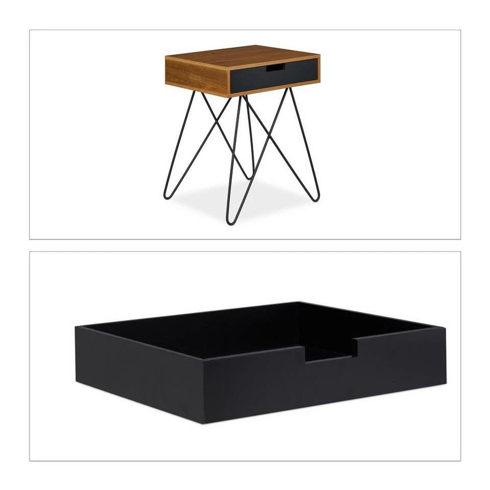 relaxdays Beistelltisch »Beistelltisch mit Schublade« 9 relaxdays Beistelltisch »Beistelltisch mit Schublade« – Bild 9