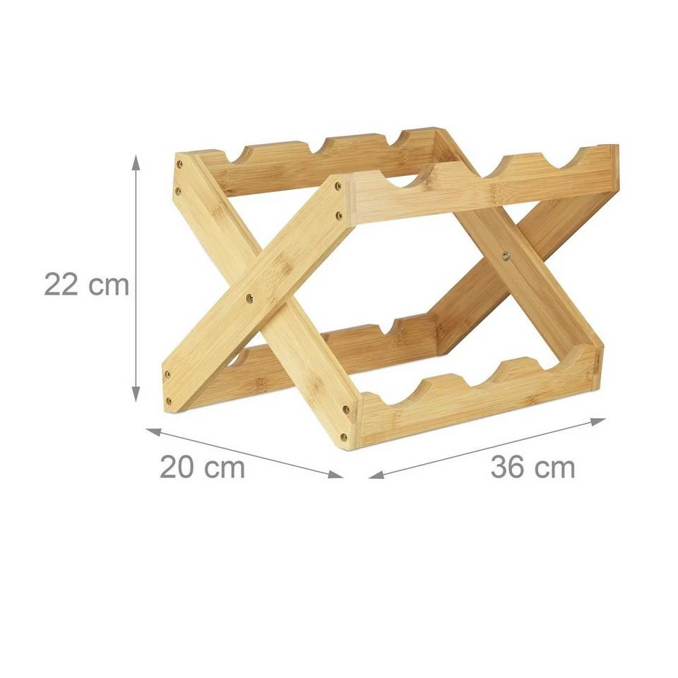 relaxdays Weinregal »Weinregal Bambus« 4 relaxdays Weinregal »Weinregal Bambus« – Bild 4