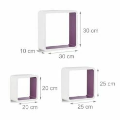 relaxdays Wandregal »Hängeregal Cube 3er Set«, Weiß-Violett Braun, Weiß Schwarz, Weiß Grün, Weiß 15 relaxdays Wandregal »Hängeregal Cube 3er Set«, Weiß-Violett Braun, Weiß Schwarz, Weiß Grün, Weiß -Deutschland Möbel Verkäufe 2024 9e976110 ef3c 5f27 9f18 fccfb1faaa76