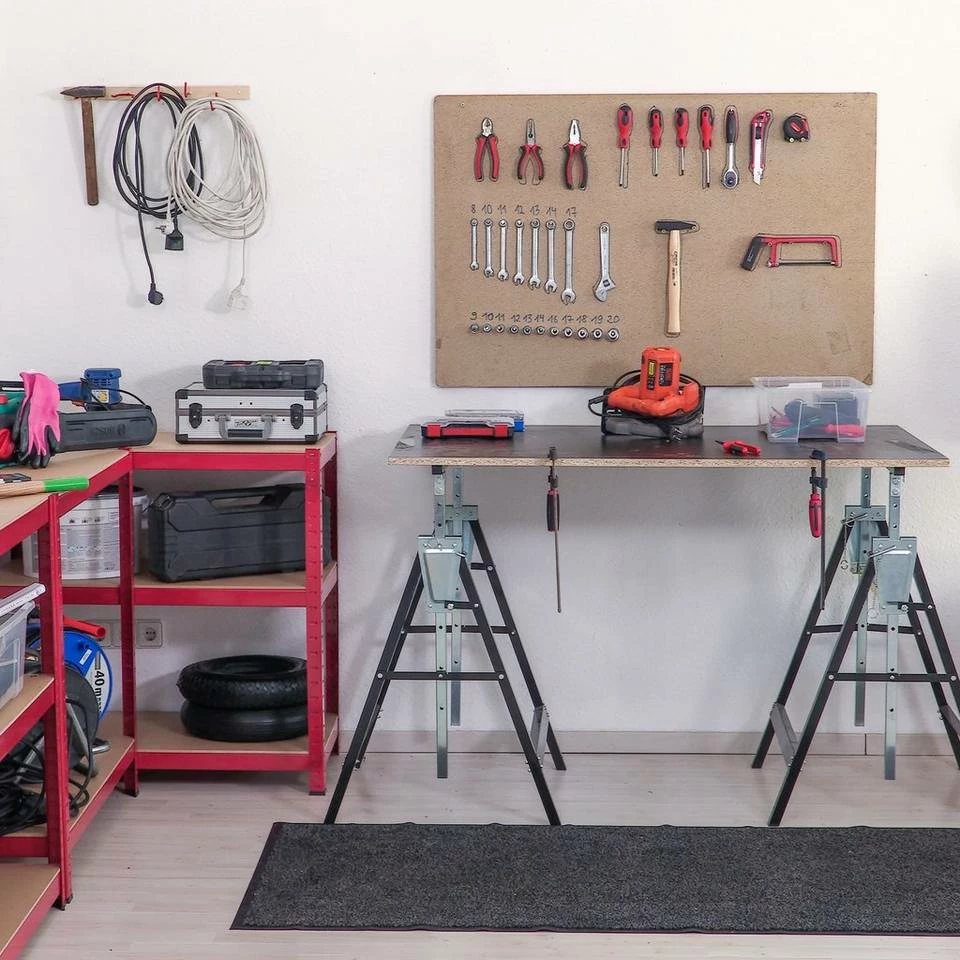 relaxdays Schwerlastregal »Schwerlastregal rot« 2 relaxdays Schwerlastregal »Schwerlastregal rot« – Bild 2