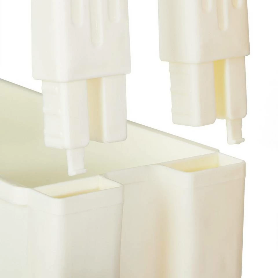 relaxdays Schieberegal »Nischenwagen mit 4 Ablagen«, Weiß 6 relaxdays Schieberegal »Nischenwagen mit 4 Ablagen«, Weiß – Bild 6