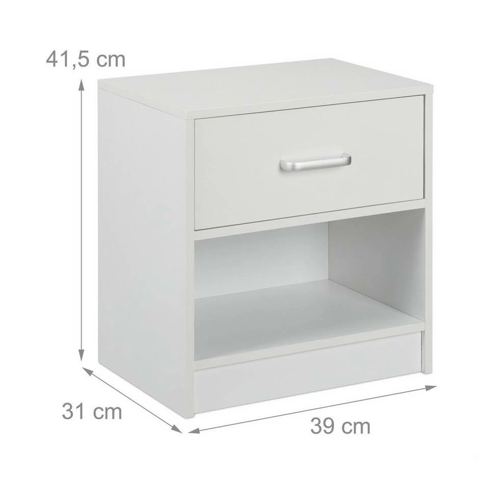 relaxdays Nachttisch »Nachttisch mit Schublade« 4 relaxdays Nachttisch »Nachttisch mit Schublade« – Bild 4