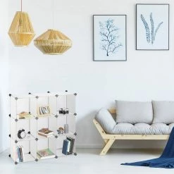 relaxdays Steckregal »Regalsystem 9 Fächer«, Transparent Wei&szlig;, Transparent Schwarz, Schwarz -Deutschland Möbel Verkäufe 2024 9ef12a6e 0378 598a a113 efee4c99e4d4