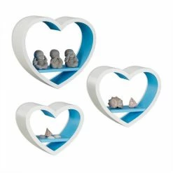 relaxdays Wandregal »Wandregal Herz im 3er Set«, Weiß Wei&szlig; Rot, Wei&szlig; Gelb, Wei&szlig; Hellblau, Wei&szlig; -Deutschland Möbel Verkäufe 2024 a01e1bd1 3197 5c64 b7b3 1eb940e691f1