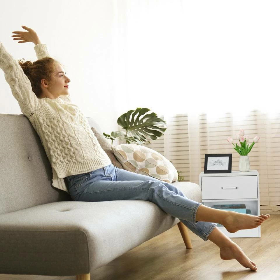 relaxdays Nachttisch »Nachttisch mit Schublade« 3 relaxdays Nachttisch »Nachttisch mit Schublade« – Bild 3