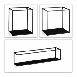 relaxdays Wandregal »3er Wandregal schwarz« -Deutschland Möbel Verkäufe 2024 a1582c40 48a7 5ae1 aca8 f75041647fec