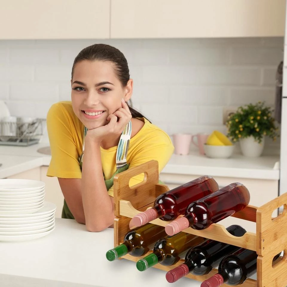 relaxdays Weinregal »Weinregal für 8 Flaschen« 3 relaxdays Weinregal »Weinregal für 8 Flaschen« – Bild 3
