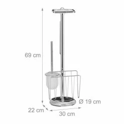 relaxdays Badezimmer-Set »WC Garnitur mit Zeitschriftenhalter« -Deutschland Möbel Verkäufe 2024 a26fa298 f093 5953 aa86 e416359e1204