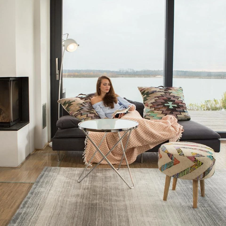 relaxdays Beistelltisch »Beistelltisch Milchglas Medium« 3 relaxdays Beistelltisch »Beistelltisch Milchglas Medium« – Bild 3