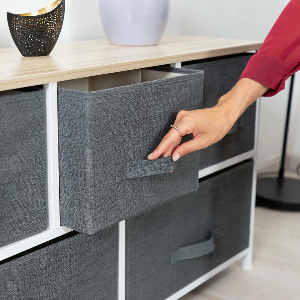 relaxdays Standregal »Regalsystem verschiedene Varianten grau«, G 6 relaxdays Standregal »Regalsystem verschiedene Varianten grau«, G – Bild 6