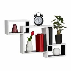 relaxdays Wandregal »Cube Regal 3 Fächer«, Schwarz Wei&szlig; Schwarz, Wei&szlig; Gr&uuml;n, Schwarz Wei&szlig; -Deutschland Möbel Verkäufe 2024 a307a61a 3ef7 5663 ac08 5a0ed9786098