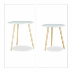 relaxdays Beistelltisch »Beistelltisch 2er Set Skandinavisch«, Weiß -Deutschland Möbel Verkäufe 2024 a309da26 8784 59a6 b87d ea21c71e0cdb