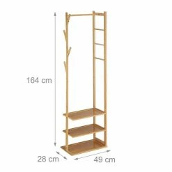 relaxdays Garderobenständer »Kleiderständer Bambus mit 3 Ablagen« -Deutschland Möbel Verkäufe 2024 a3aae487 cd2c 5d14 bed9 56d4458b95b7