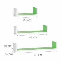 relaxdays Wandregal »Wandregal 3er Set U-Form«, Weiß-Grün Weiß Hellblau, Weiß, Schwarz, Braun 14 relaxdays Wandregal »Wandregal 3er Set U-Form«, Weiß-Grün Weiß Hellblau, Weiß, Schwarz, Braun -Deutschland Möbel Verkäufe 2024 a3bd9c59 08de 599b b57a 97144e8af4e9