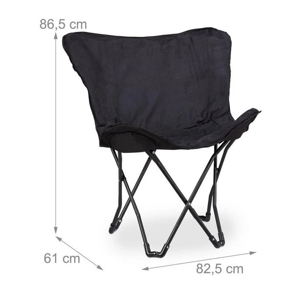 relaxdays Campingstuhl »Butterfly Chair klappbar« 4 relaxdays Campingstuhl »Butterfly Chair klappbar« – Bild 4