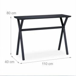 relaxdays Konsolentisch »Konsolentisch schwarz« -Deutschland Möbel Verkäufe 2024 a4098542 c4da 5cf3 9427 b275e07144c3