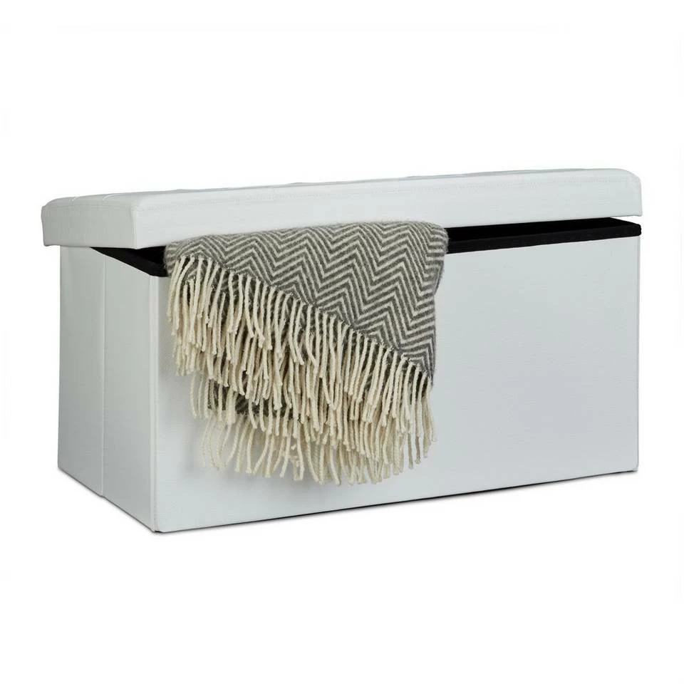 relaxdays Sitzbank »Sitzbank mit Stauraum Kunstleder«, Dunkelrot Schwarz, Braun, Grün, Creme 11 relaxdays Sitzbank »Sitzbank mit Stauraum Kunstleder«, Dunkelrot Schwarz, Braun, Grün, Creme – Bild 11