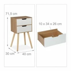 relaxdays Nachttisch »Nachttisch mit 2 Schubladen« -Deutschland Möbel Verkäufe 2024 a4bbd2b4 8f6b 54e5 84fd 5ab5f2c58b89