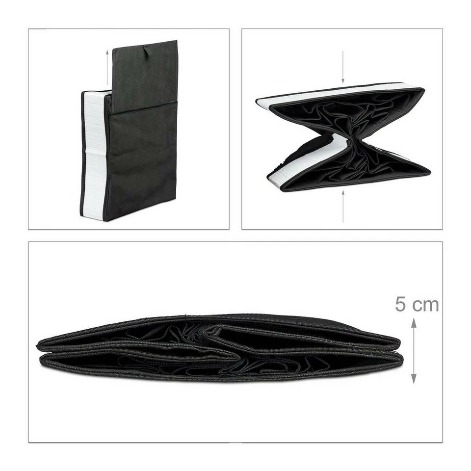 relaxdays Krawattenhalter »Krawattenbox Bambus«, Weiß Hellbraun Dunkelbraun, Weiß Schwarz 5 relaxdays Krawattenhalter »Krawattenbox Bambus«, Weiß Hellbraun Dunkelbraun, Weiß Schwarz – Bild 5